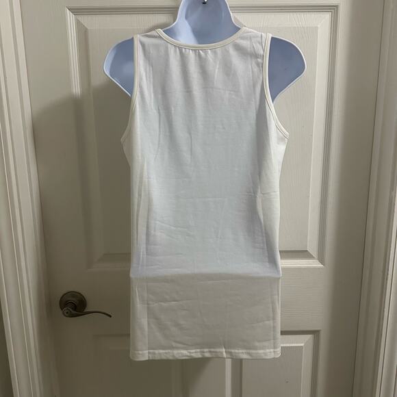 💥“Good Moms Say Bad Words” Women’s Sleeveless Tank size Small White, funny mom - Picture 3 of 9
